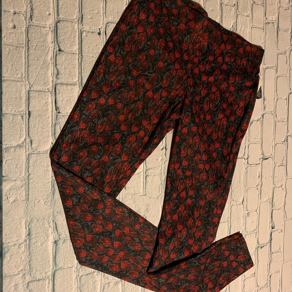 Skinny print pant
